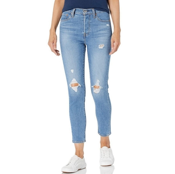 Levi's WEDGIE High Rise Skinny Jeans - Picture 5 of 10